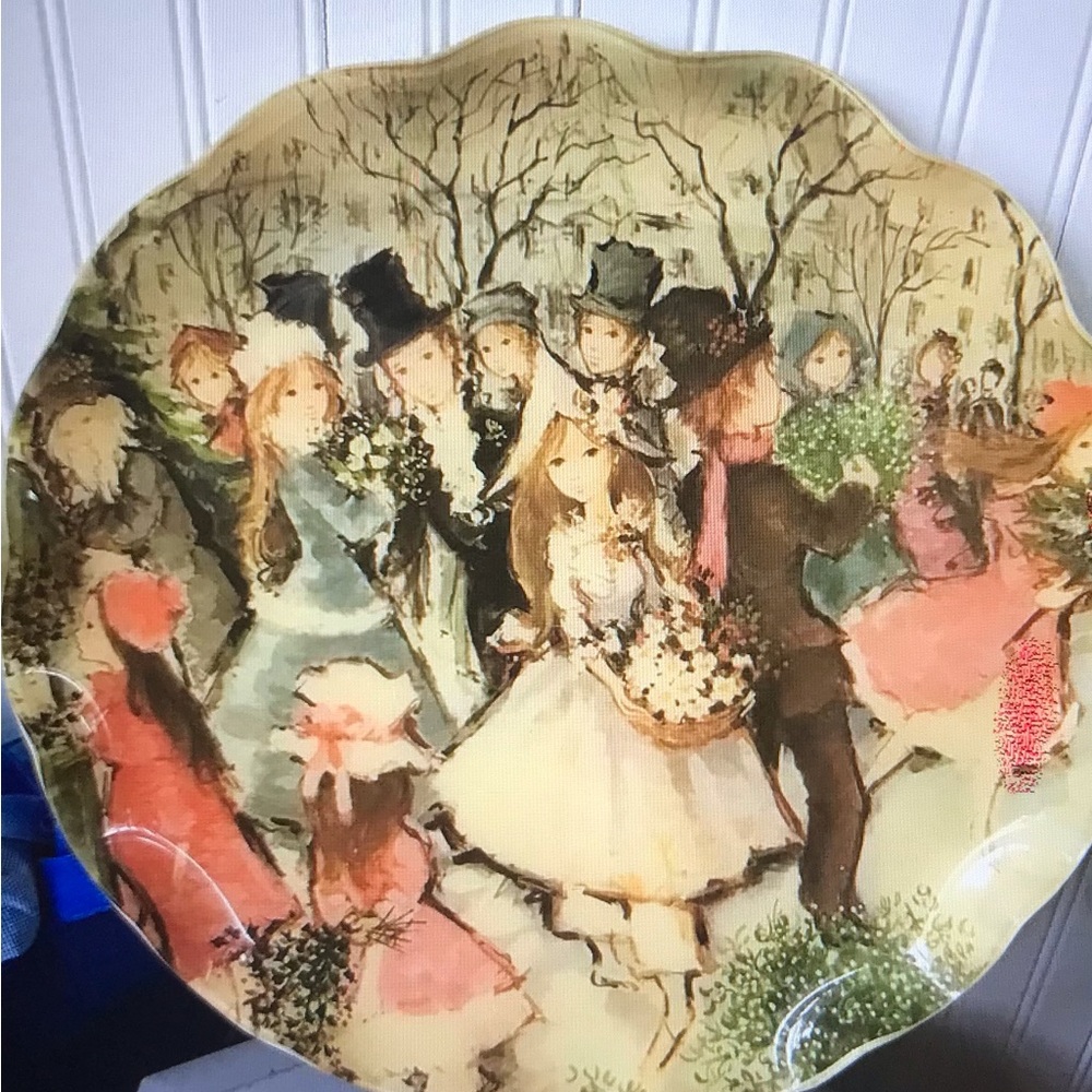 1970 Wedding Tray Wall decoration
